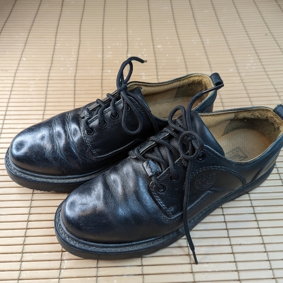 TIMBERLAND Waterproof Mens Size 8 1/2 M Black Leather Oxford Shoes 95504 main image 7